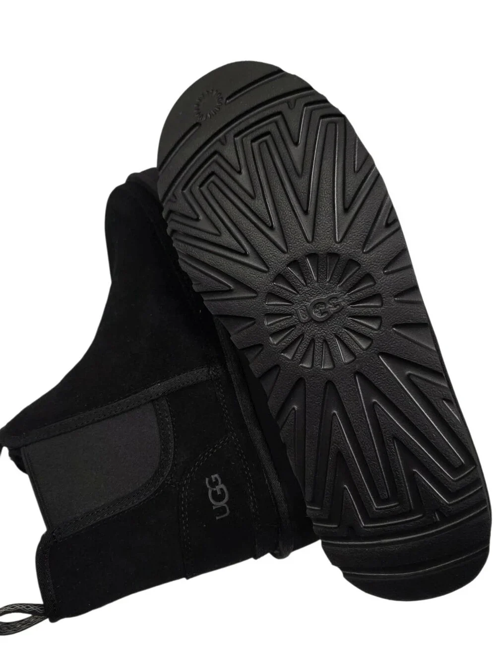 NEW UGG Neumel Chelsea Suede Classic Boot Black 112164 Mens Sz 11